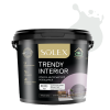 Краска интерьерная моющаяся SOLEX TRENDY INTERIOR дымчатый серый 7кг (1/1)