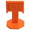 Зажим СВП 1,4мм "Флажок" оранжевый (100шт) (1/20) 339-1100