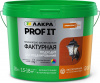 Краска ВД фактурная ЛАКРА PROF IT Белая 18кг
