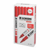Маркер LEKON DUO перманентный двухсторонний Красный линия 0,5-0,9мм(12/144/1728) 012211