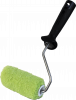 Миди-валик 100мм DECOR "В.Е." d30мм, бюгель 6мм полиакрил зеленый ворс 18мм(25шт/уп) 420-3100