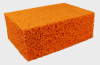 Губка DECOR оранжевая вискозная 160х110х60 мм (1/6) (670-200)