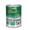 Грунт-эмаль по ржавчине 3 в 1 темно-зеленая  ВИТcolor 1,8кг (1/6)