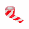 Лента сигнальная красно-белая 75*200 мм Klebebander (1/4)